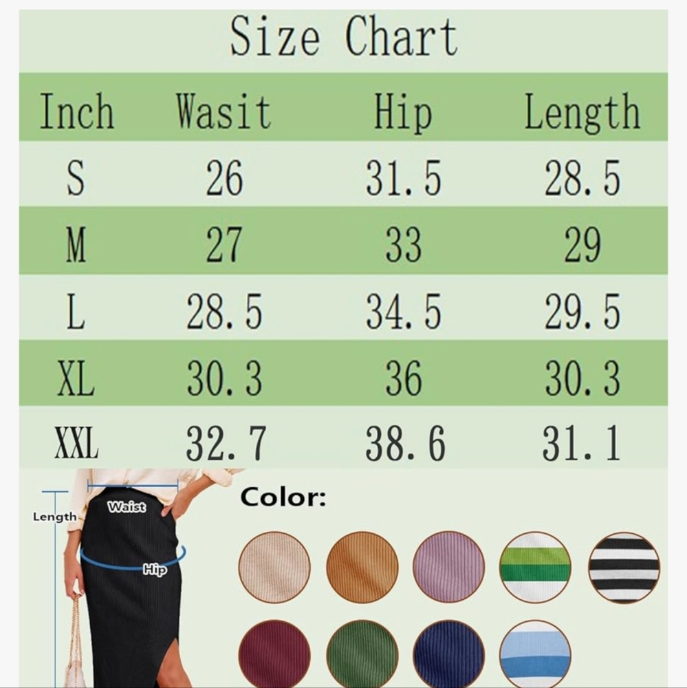 Women's Ribbed Stretch-fit Pencil Skirt - Picture 4 of 4